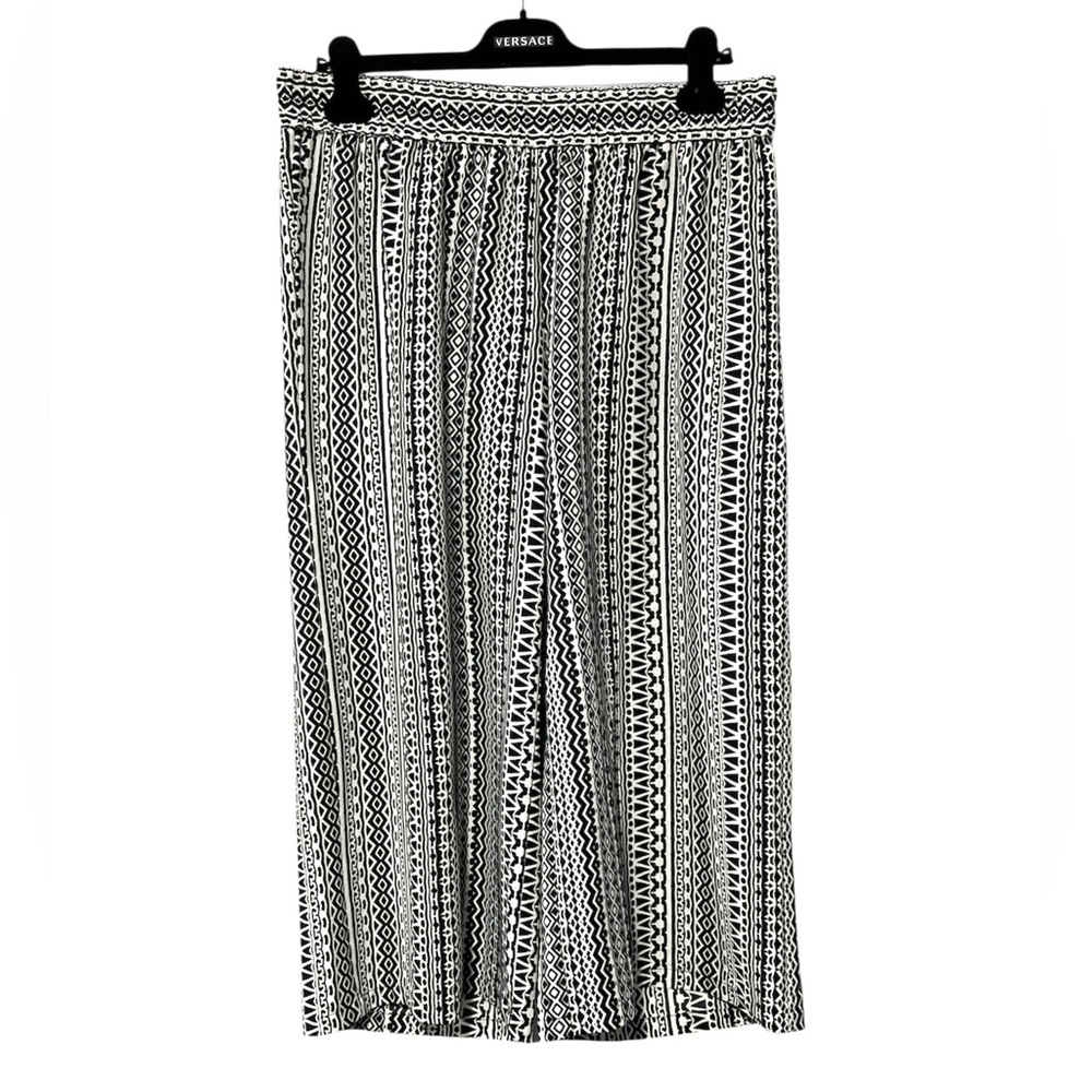 pRana Aztec Print Culotte Wide Leg Cropped Pants
